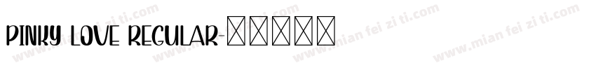 Pinky Love Regular字体转换